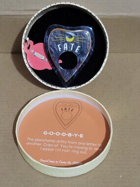 Erstwilder Planchette G-O-O-D-B-Y-E brooch